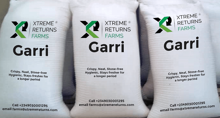 Garri Bag Packaging at Xtreme Returns Farms 2.jpg